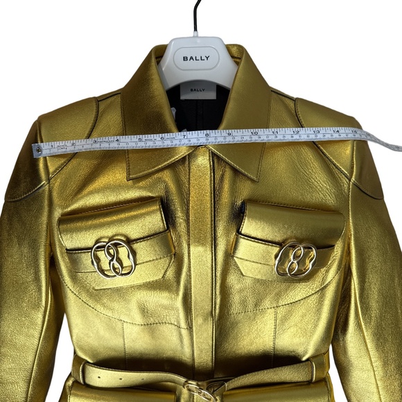 BALLY LEATHER JACKET RUNWAY  SS2023 SIZE 40 NEW WITH TAGS - Picture 5 of 8